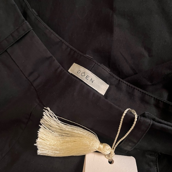 Doen Hilaire Pants in Black size 2 BNWT Retail $228 - Picture 7 of 8